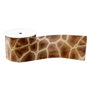 Giraffe Animal Print Grosgrain Lint