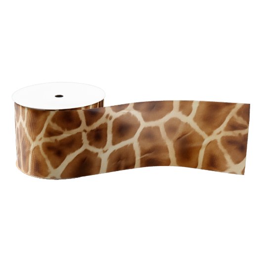 Giraffe Animal Print Grosgrain Lint (Spoel)
