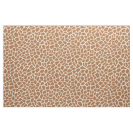 Giraffe Animal Print Light Yellow en Brown Stof