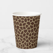 Giraffe Animal Print Papieren Bekers (Achterkant)
