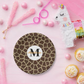Giraffe Animal Print Papieren Bordje (Feest)