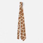Giraffe Animal Print Stropdas (Achterkant)