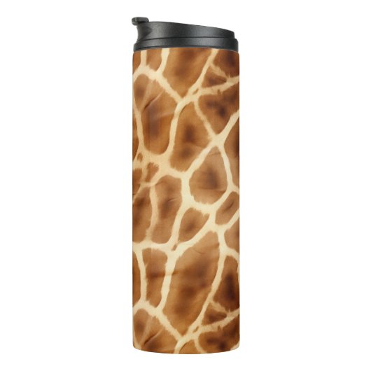 Giraffe Animal Print Thermosbeker (Geroteerd rechts)