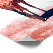 Giraffe Animal Sydney Australië Poster (Hoek)