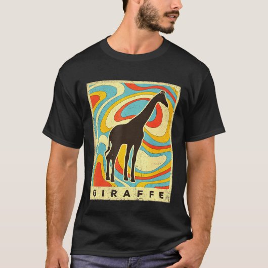 Giraffe Animal T-shirt (Voorkant)