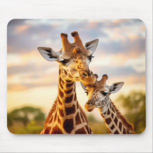 Giraffe Animal Wild Beauty Freedom Wilderness Art Muismat