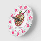 Giraffe Apple persoonlijke klok voor leraren (Hoek)