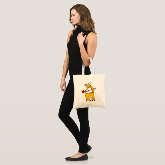 Giraffe Archer Arrow Bow Tote Bag (Voorkant (model))