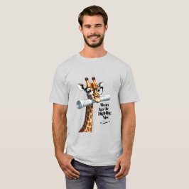 Giraffe Architect T-shirt - Heeft het hoogbouw Uit