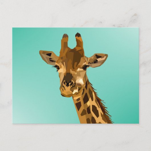 GIRAFFE ART BRIEFKAARTEN (Voorkant)
