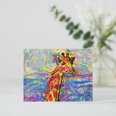 GIRAFFE ART BRIEFKAARTEN (Staand voorkant)