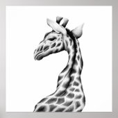 Giraffe Art Print Modern (Voorkant)