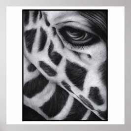Giraffe Art Print Modern