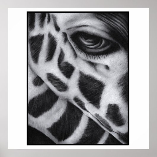 Giraffe Art Print Modern (Voorkant)