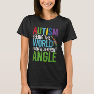 Giraffe Autisme Bewustzijn Neurodiversiteit Autist T-shirt