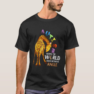 Giraffe autisme kijkt naar de wereldwijde bewustwo t-shirt