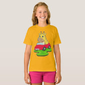 Giraffe Auto T-shirt (Voorkant volledig)