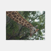 Giraffe Avontuur, Klein Fleece Deken (Voorkant (Horizontaal))
