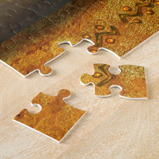 GIRAFFE BABY AFRIKA LEGPUZZEL (Zijkant)