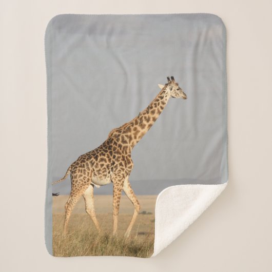 Giraffe Baby banket Small Sherpa Deken (Voorkant)