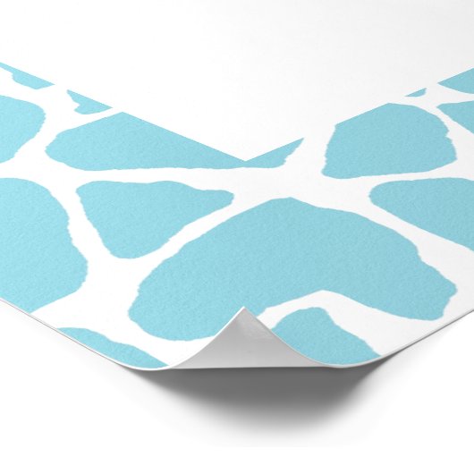 Giraffe Baby Bedroom Poster (Hoek)