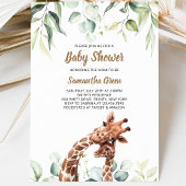 Giraffe Baby Borrel Kaart