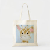 Giraffe Baby Canvas tas (Voorkant)