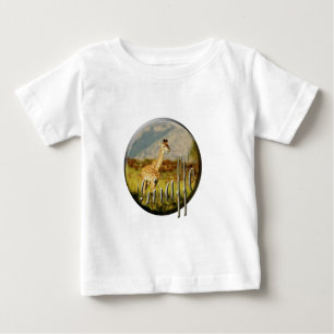 Giraffe baby in het wild levende safari kinderen t