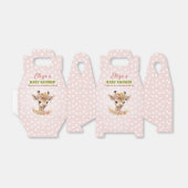 Giraffe Baby Meisje Douche Wild Een Meisje Safari Bedankdoosjes (Uitgevouwen)