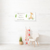  Giraffe Baby shower Banner (Insitu)