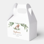 Giraffe Baby shower Bedankdoosjes (Voorkant Zijde)