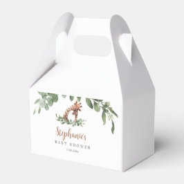 Giraffe Baby shower Bedankdoosjes