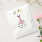 Giraffe Baby Shower Bedankzakje (Gezegeld)