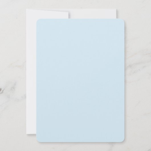 Giraffe Baby shower Blue Boy Kaart (Achterkant)