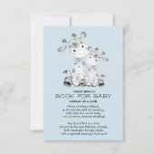 Giraffe Baby shower Boek voor Baby Kaart (Voorkant)