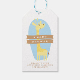 Giraffe Baby shower dank u cadeau Label Cadeaulabel