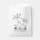Giraffe Baby shower Favor Bags Bedankzakje (Voorkant)