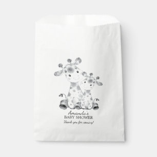 Giraffe Baby shower Favor Bags Bedankzakje