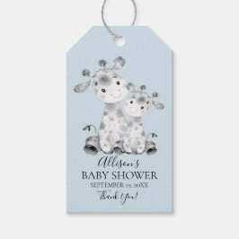 Giraffe Baby shower Favor Cadeau Label Cadeaulabel