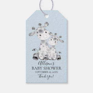 Giraffe Baby shower Favor Cadeau Label Cadeaulabel