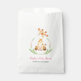 Giraffe Baby shower Favor Tassen Meisjes Gepersona Bedankzakje