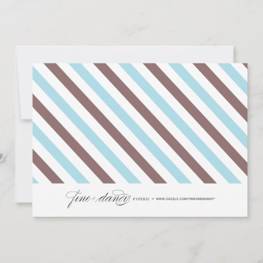 GIRAFFE | BABY SHOWER INVITATIE KAART (Achterkant)