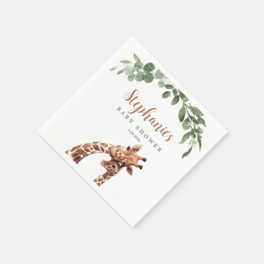 Giraffe Baby shower Servet (Hoek)