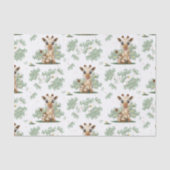 Giraffe Baby shower Tissuepapier (Voorkant)