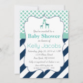 Giraffe Baby shower Uitnodiging (Voorkant)