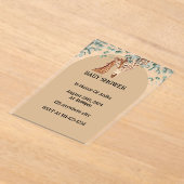 GIRAFFE BABY SHOWER UITNODIGING (Laagn)