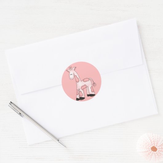 Giraffe Baby Sticker (Envelop)