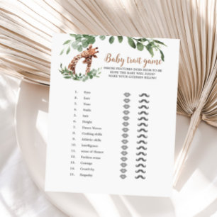 Giraffe baby trait spel