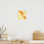 giraffe babyspeel wandkleed poster (Keuken)