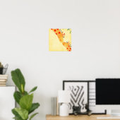 giraffe babyspeel wandkleed poster (Thuiskantoor)